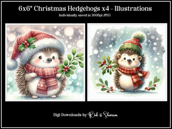 Bring Holiday Charm to Your Projects with Christmas Hedgehogs