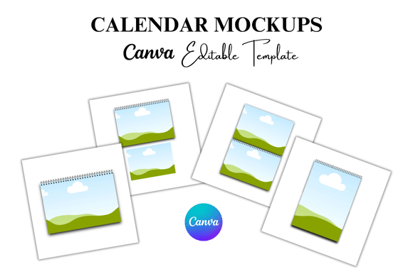 Calendar Frame Mockup Canva: Streamline Your Etsy Listings