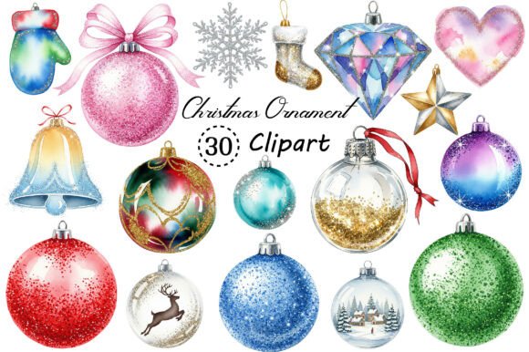 Christmas Ornament PNG Clipart: A Designer's Holiday Toolkit