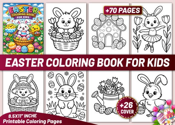 Easter Coloring Book for Kids: A Creative Toolkit for Spring Projects