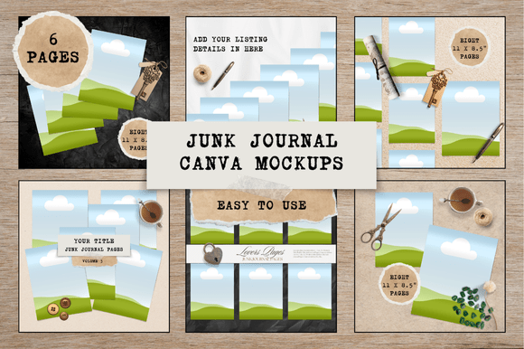 Elevate Your Etsy Shop: Junk Journal Mockups