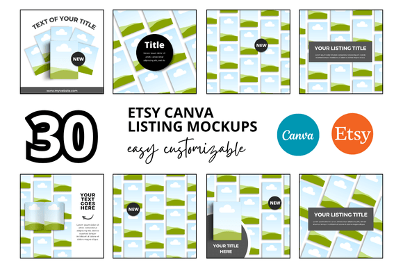 Elevate Your Etsy Shop with 30 Journal Listing Mockups