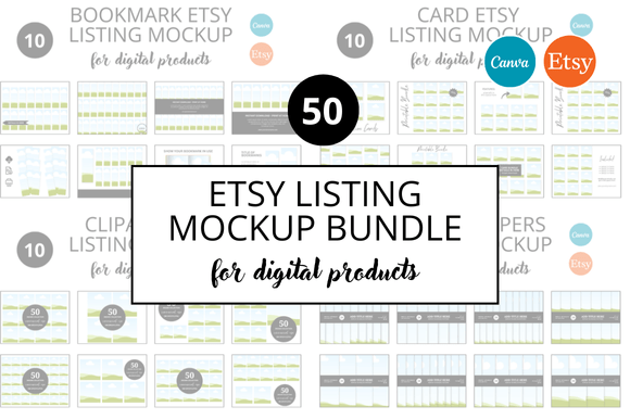 Etsy Listings Mockup Bundle: Your Secret for Professional Shop Visuals